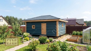 Баня 6×6 м, 36 м²