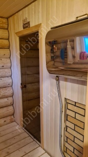 Одноэтажная баня с комнатой отдыха 15 м²