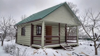 Баня 6 на 4 с беседкой 36 м²