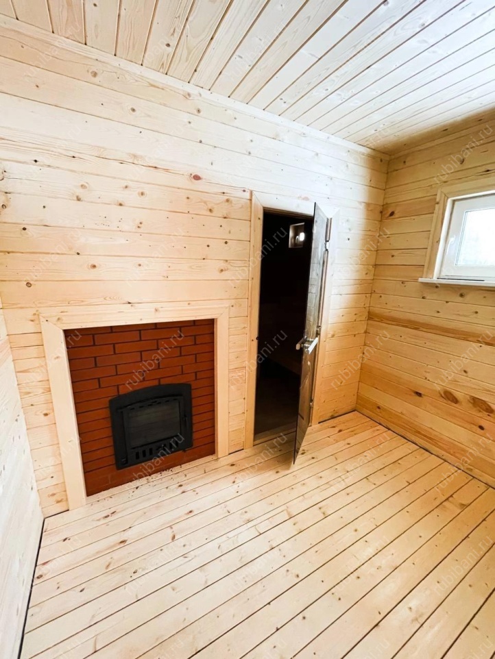 Баня из бруса 7 на 8.5 с террасой — фото 5 Баня из бруса 7 на 8.5 с террасой — фото 5