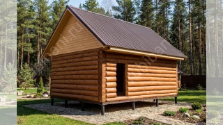 Баня 6×6 м, 36 м²