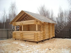 Дом 6×6 м в чашу, 36 м²