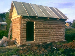 Дом 4×4 м в лапу, 16 м²