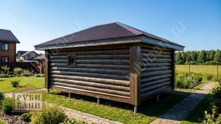 Баня 6×6 м, 36 м²