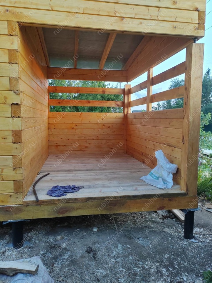 Хозблок из бруса — фото 5 Хозблок из бруса — фото 5