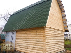 Дом-баня 6×6 м, 36 м²
