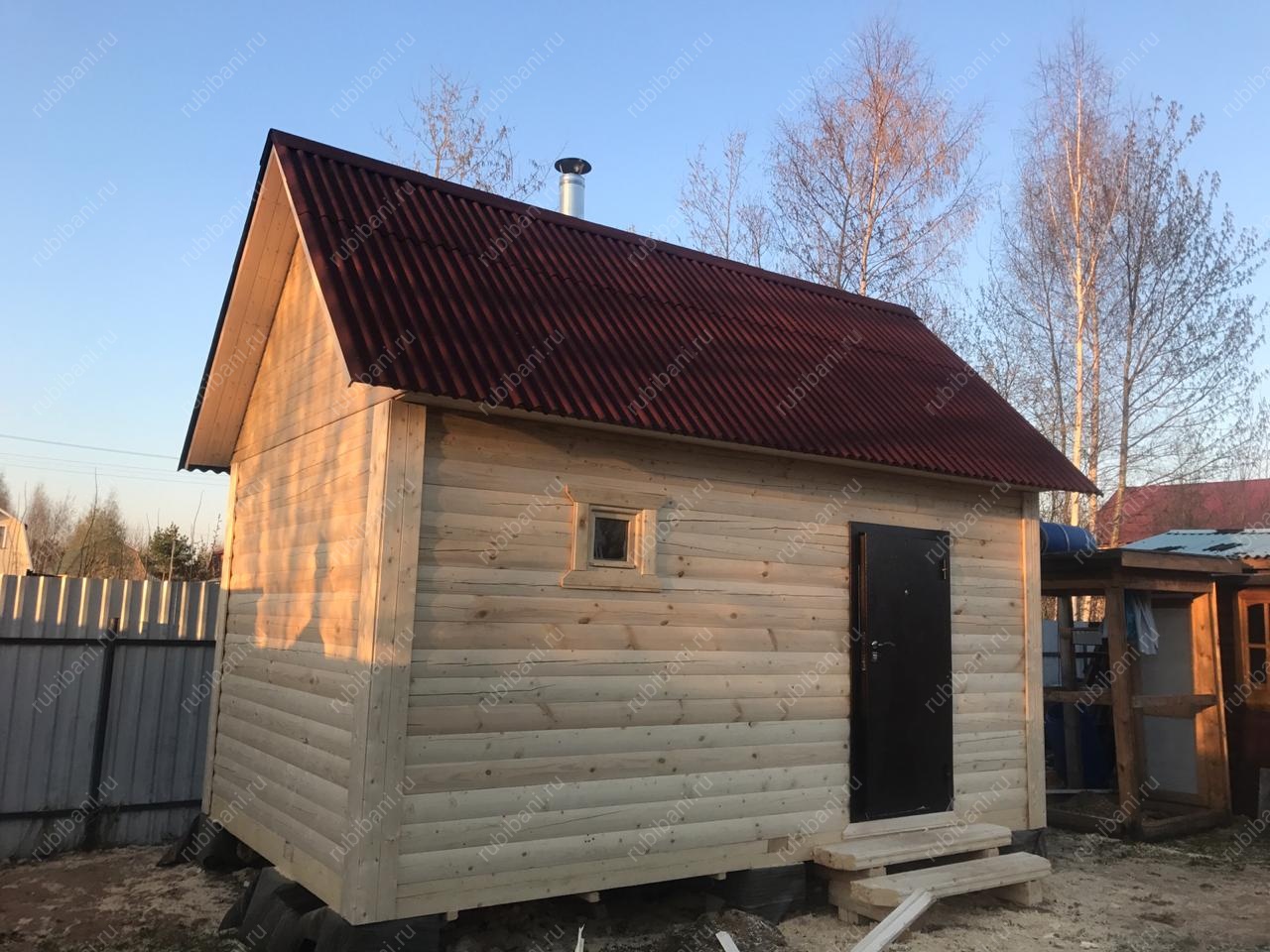 Баня из бруса 3 на 5 — фото 2 Баня из бруса 3 на 5 — фото 2