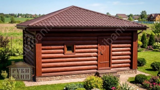 Баня 6×6 м, 36 м²