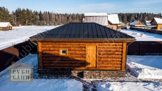 Баня 6×6 м, 36 м²