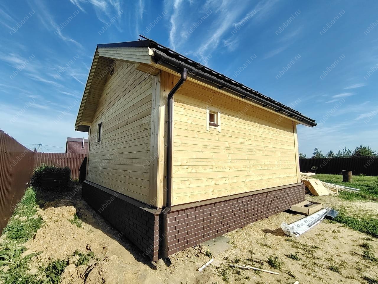 Баня из бруса 6х6 Проект Б-153 — фото 4 Баня из бруса 6х6 Проект Б-153 — фото 4