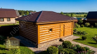 Баня 6×6 м, 36 м²